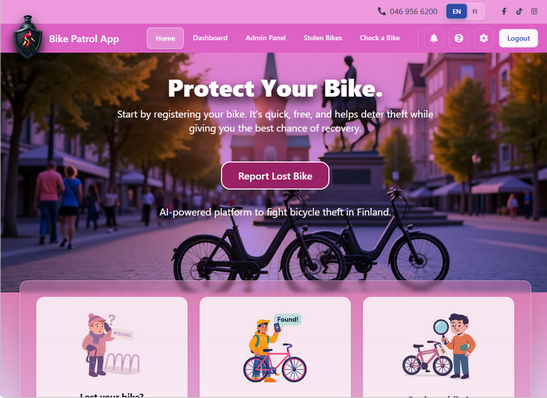 AI Bike Patrol Application